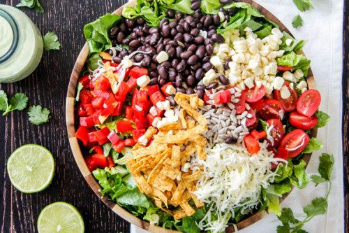 Southwest Salad with Avocado Dressing - Recipe Girl