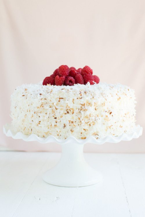 Coconut Cake With Raspberry Buttercream Filling Recipe Girl