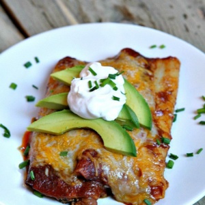 Beef and Cheese Enchiladas