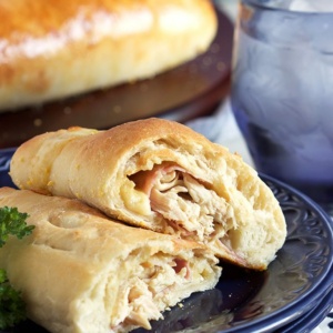 Chicken Cordon Bleu Calzones