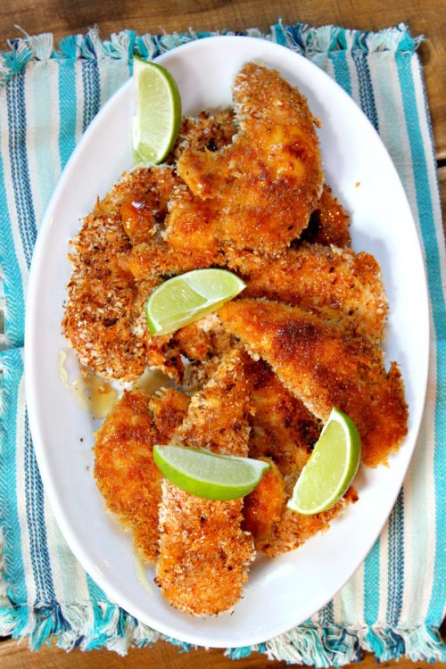 Crunchy Honey Lime Chicken - Recipe Girl