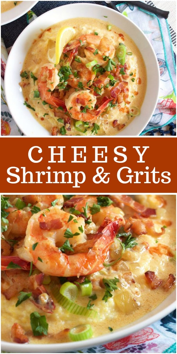 Cheesy Shrimp and Grits - Recipe Girl