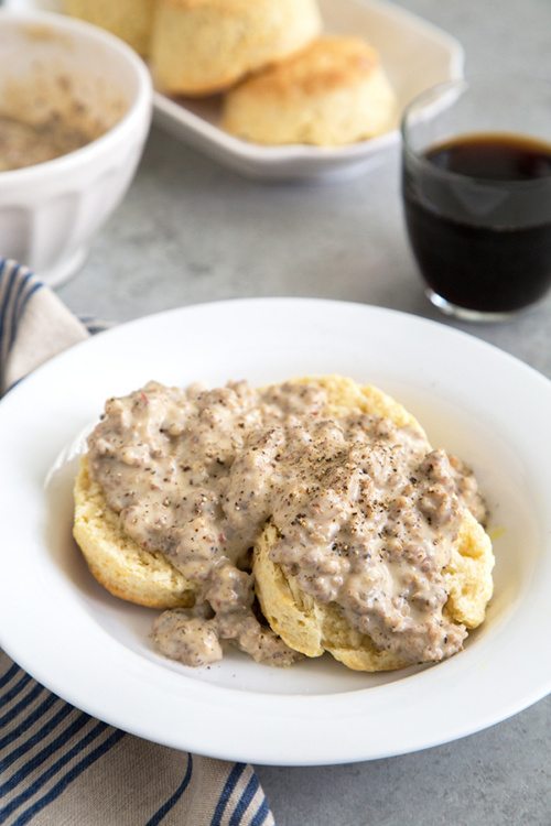 Easy Biscuits and Gravy - Recipe Girl