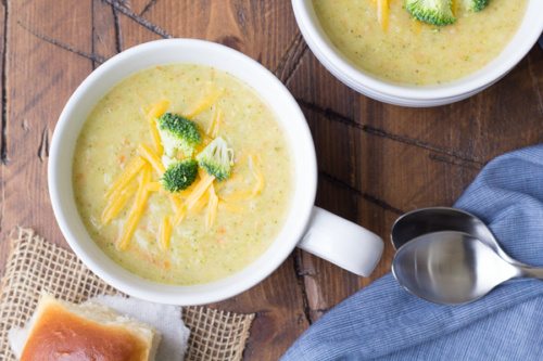 Broccoli Cheddar Soup - Recipe Girl