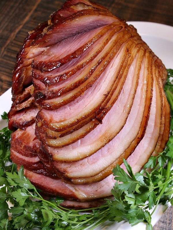 brown sugar glazed spiraled ham