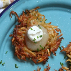 Old Bay Potato Latkes