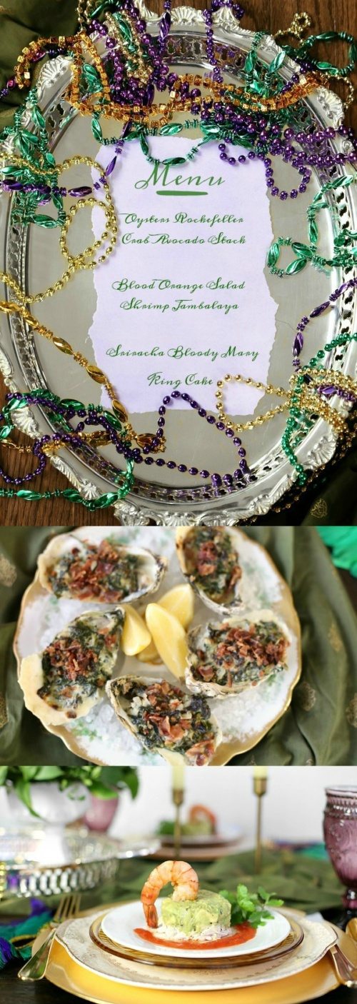 Mardi Gras Inspired Dinner Party Menu - Recipe Girl