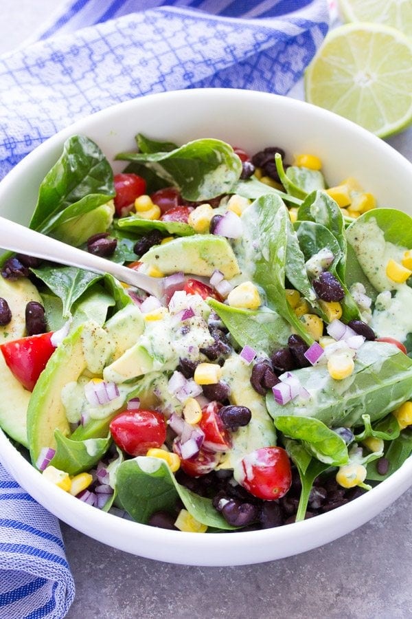 Southwest Chopped Salad - Peas and Crayons