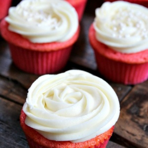 Pink Velvet Cupcakes