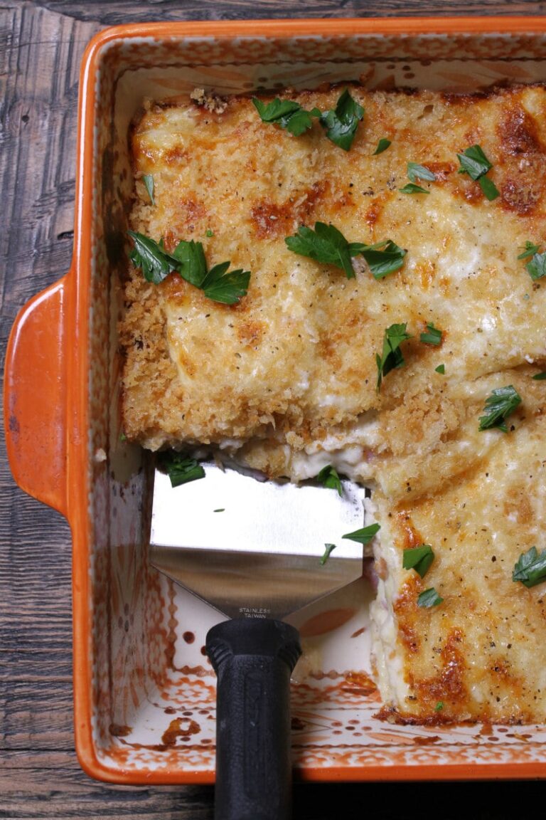 Chicken Cordon Bleu Lasagna - Recipe Girl