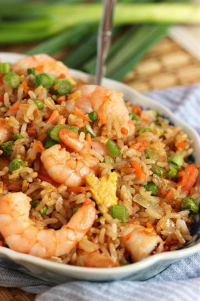 Easy Shrimp Fried Rice Recipe Recipe Girl