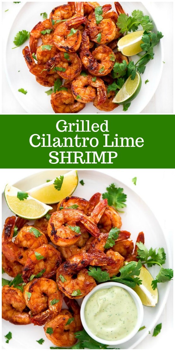 Grilled Cilantro Lime Shrimp - Recipe Girl