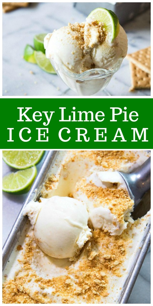 Key Lime Pie Ice Cream - Recipe Girl
