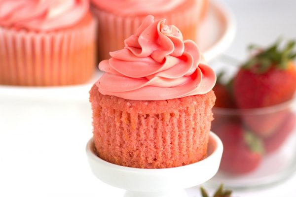 Pink Strawberry Cupcakes Recipe Girl 5219