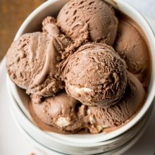 Rocky Road Ice Cream - Recipe Girl