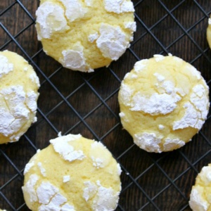 Lemon Crinkle Cookies