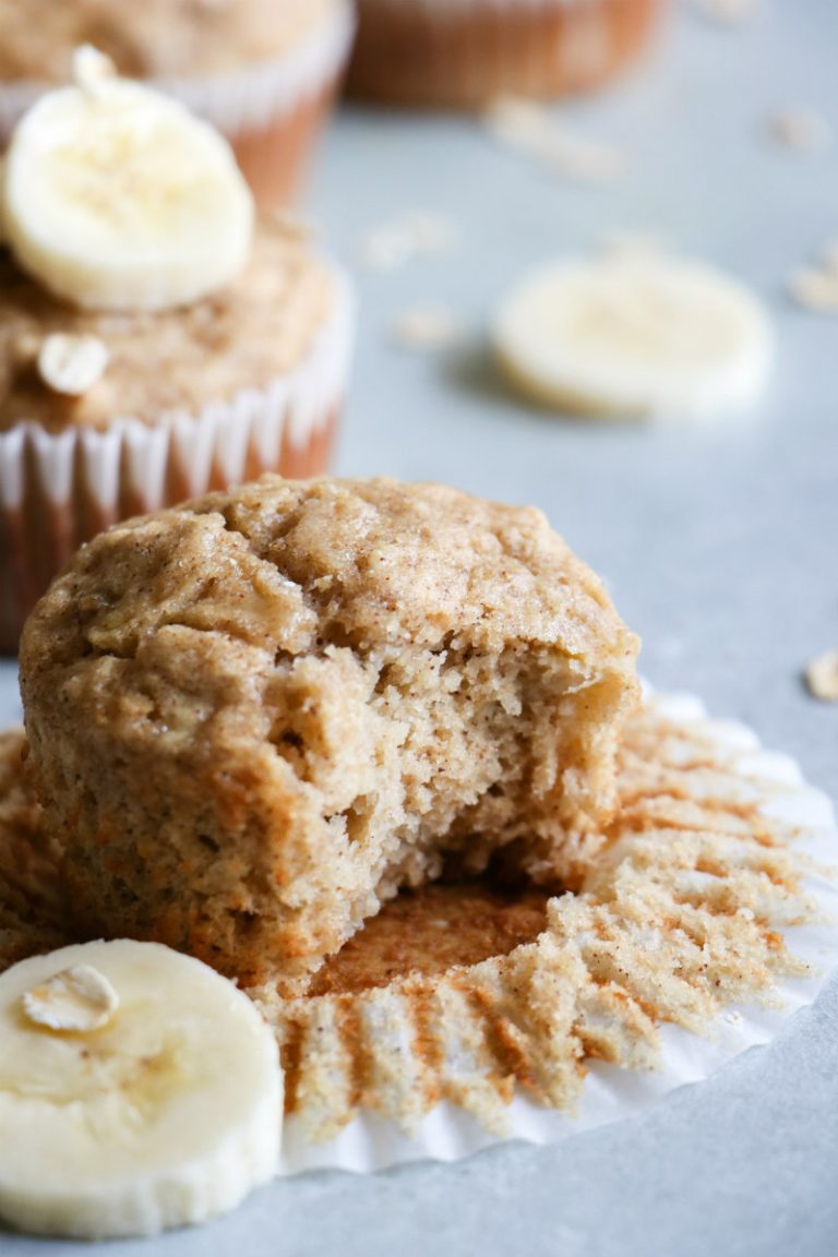 Quick and Easy Banana Oat Muffins - Recipe Girl