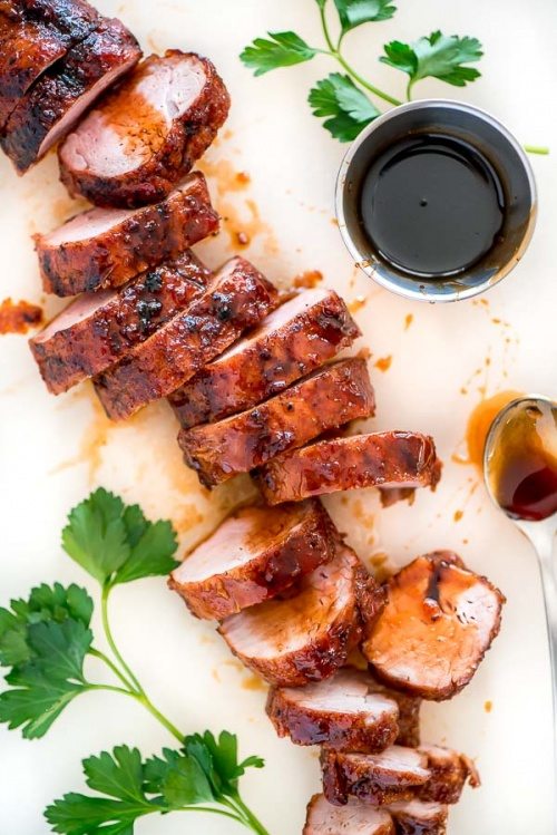 Maple Glazed Pork Tenderloin Recipe Girl 