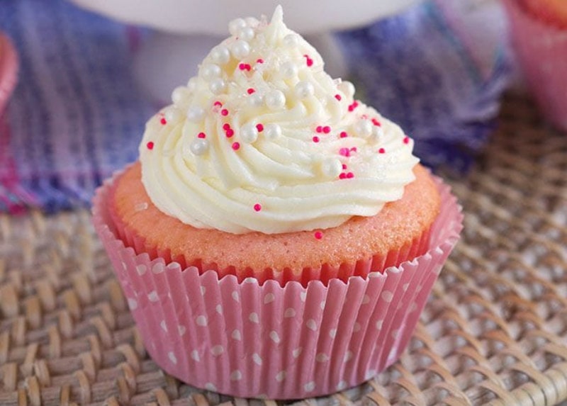 Pink Champagne and Gold Leaf Layer Cake and Cupcakes - Sprinkle Bakes