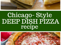 Deep Dish Pizza Recipe - Chicago Style : Recipe Girl