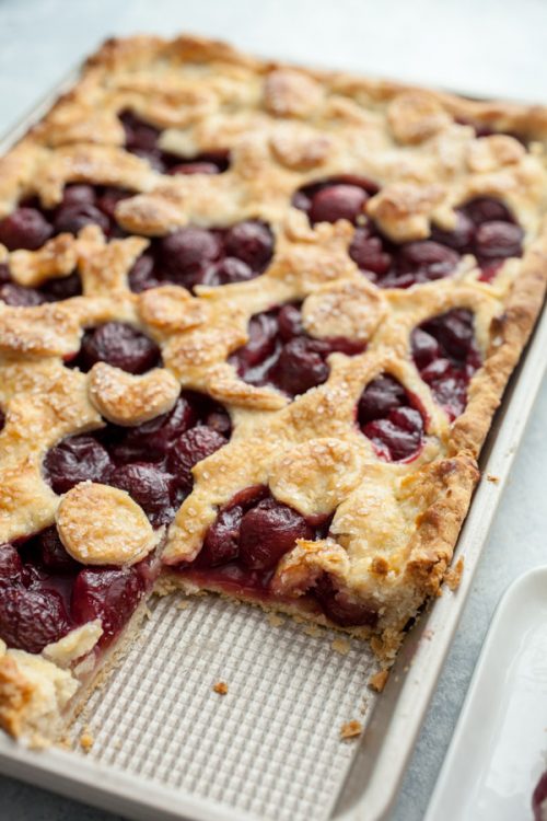 Cherry Slab Pie - Recipe Girl