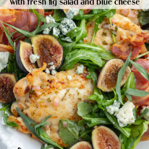 pinterest pin for chicken paillard