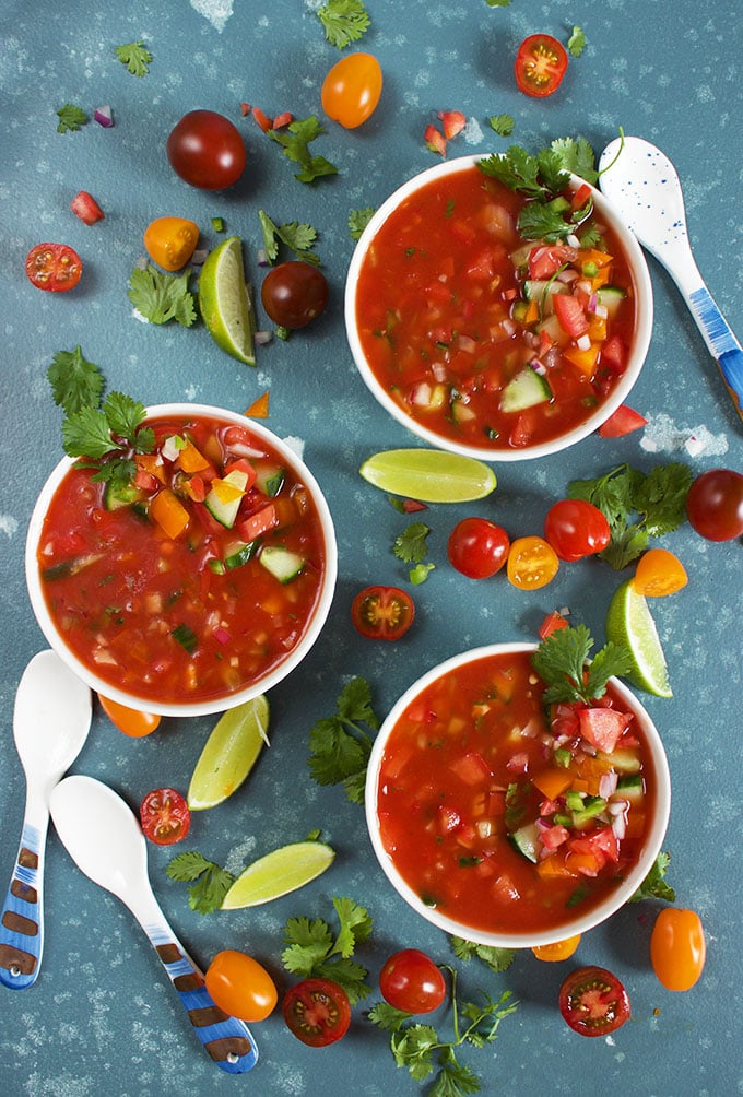 Easy Gazpacho Recipe - RecipeGirl