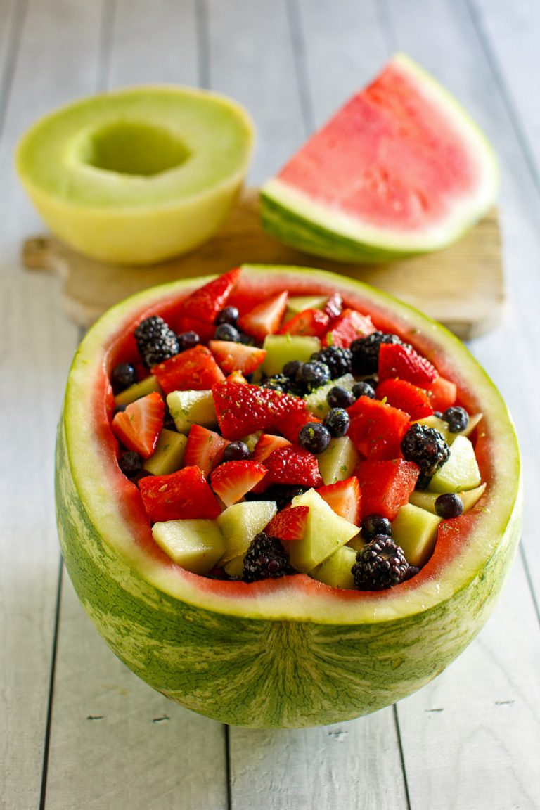 Liquored Up Watermelon Fruit Bowl Recipe Girl