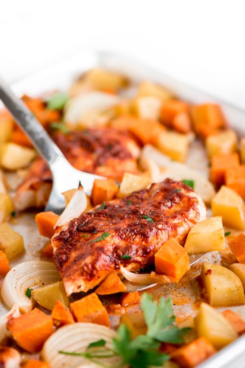 Sheet Pan Paprika Chicken Recipe Girl