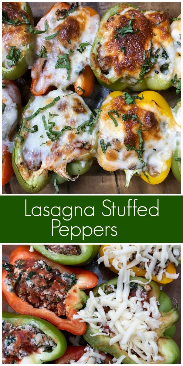 Lasagna Stuffed Peppers - Recipe Girl®