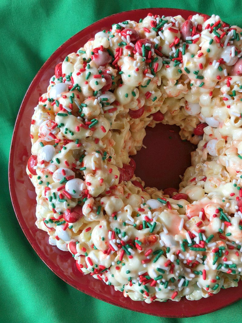 Holiday Marshmallow Popcorn Cake - Recipe Girl®
