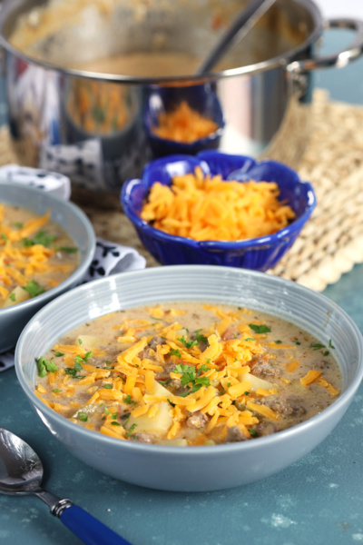 Easy Cheeseburger Soup - Recipe Girl®