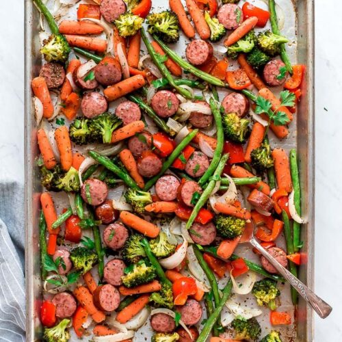 Sheet Pan Dinners Easy Sausage & Veggie Recipe! - Must Have Mom