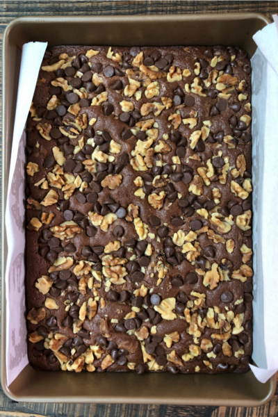 Chocolate Chip Walnut Brownies - Recipe Girl®