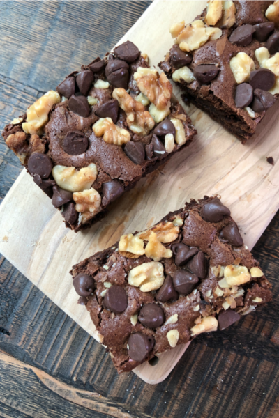 Chocolate Chip Walnut Brownies - Recipe Girl®