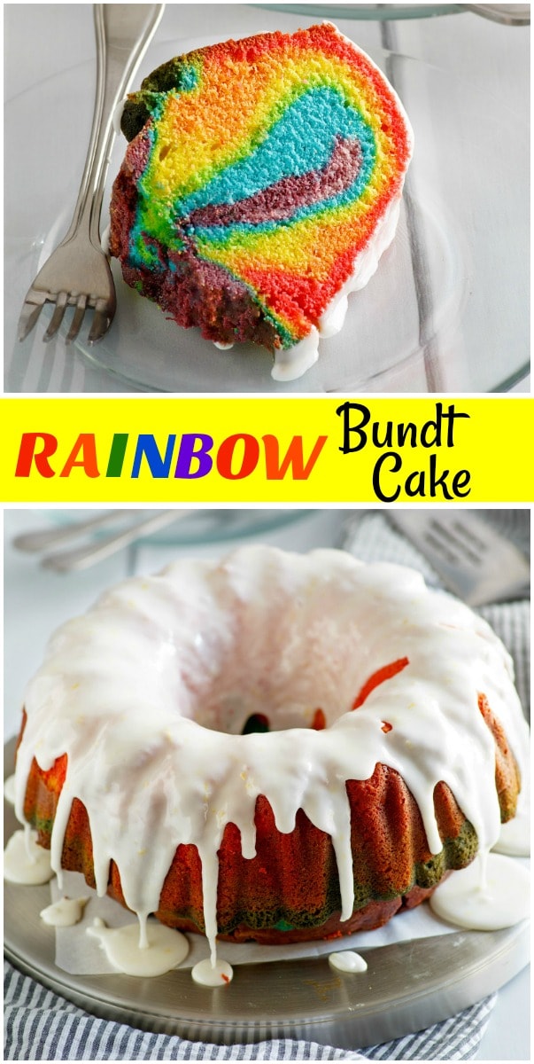 Rainbow Bundt Cake - Recipe Girl®