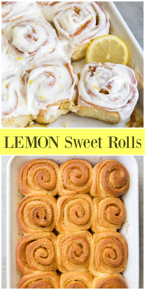 Lemon Sweet Rolls - Recipe Girl®