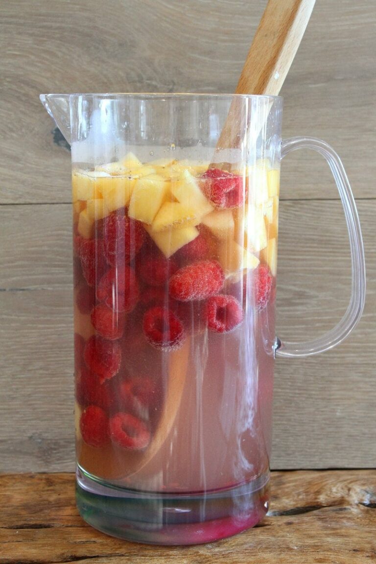 Peach And Raspberry Sangria Recipe Girl