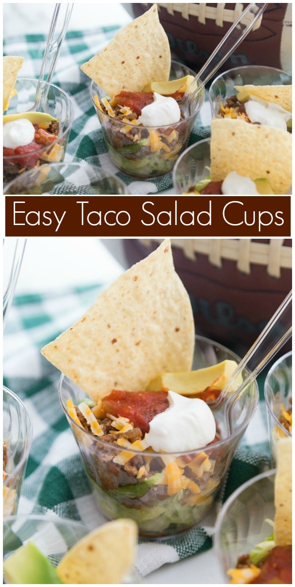 Easy Taco Salad Cups Recipe Girl®