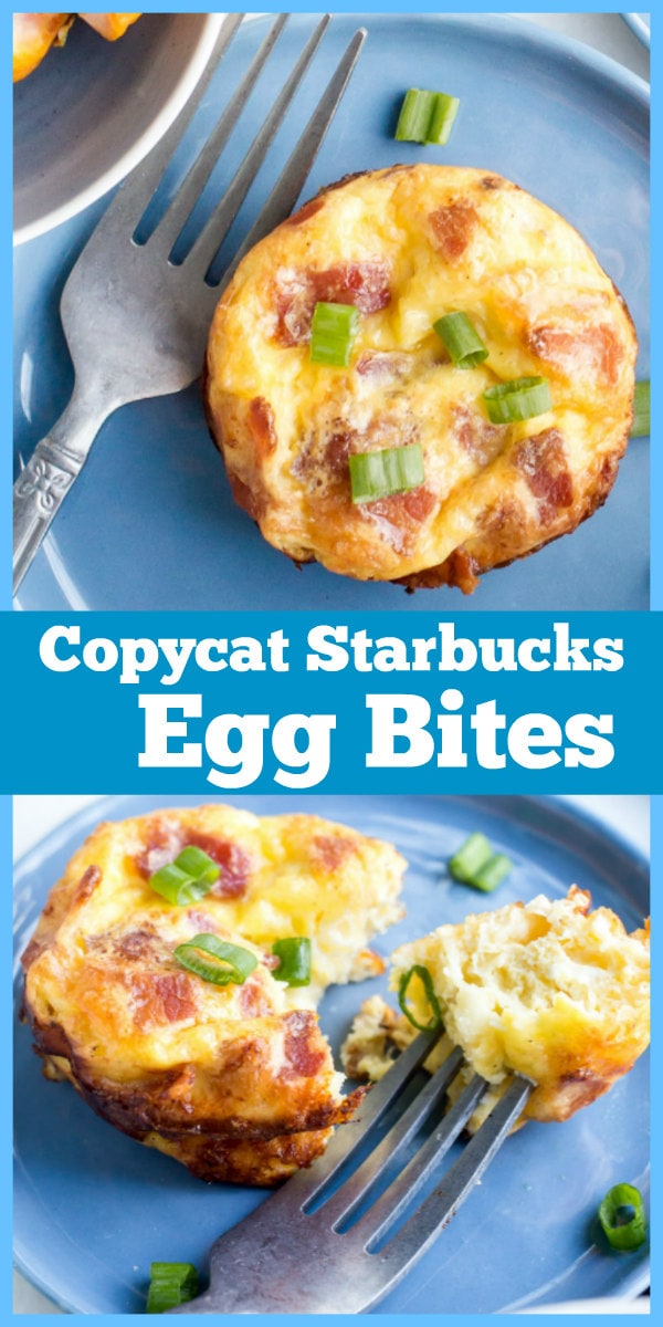 Pinterest Collage image for copycat starbucks egg bites