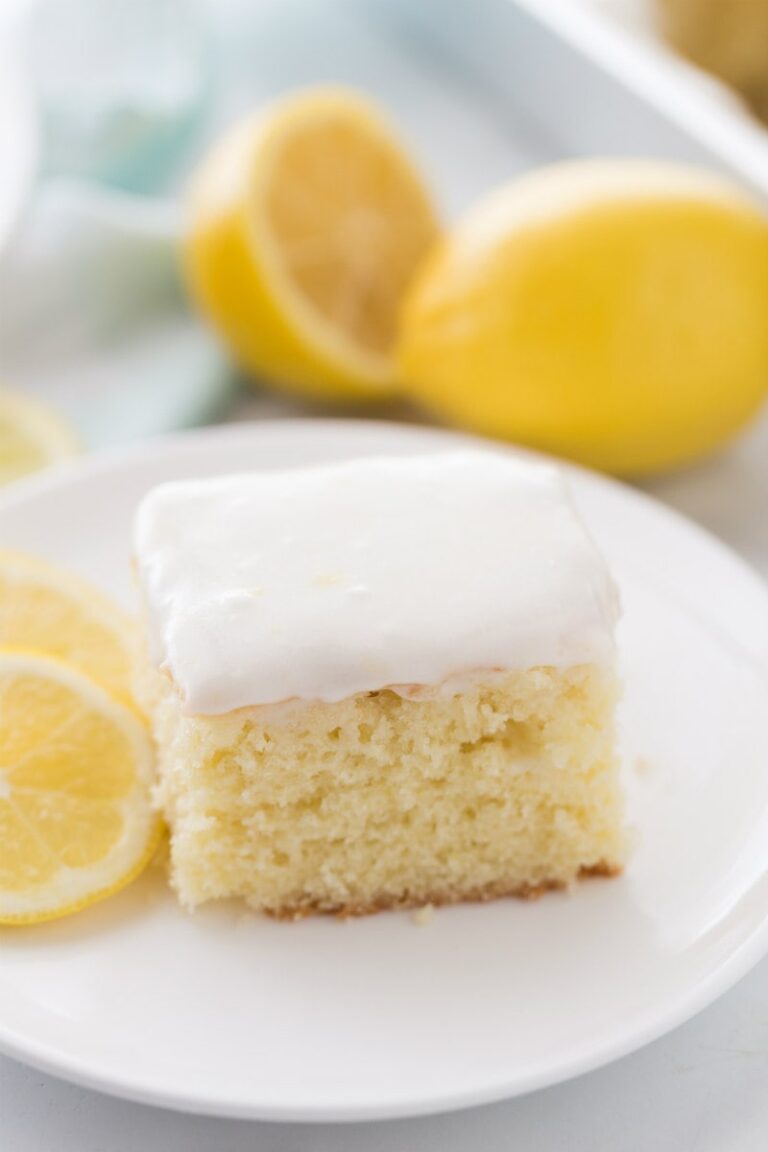 Lemon Sour Cream Cake - Recipe Girl®