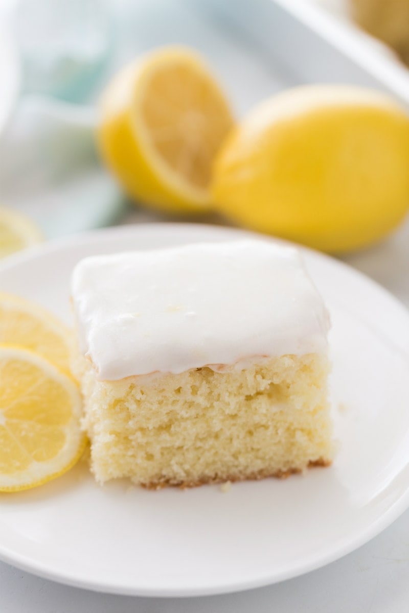 Premium Photo | Several slices of lemon cake lemon sponge cake homemade  with sugar flour honey yeast and lemons