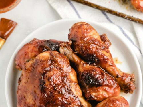 Oven-Oven Baked BBQ Chicken Recipe (Homemade Sauce) - Dinner, then Dessert