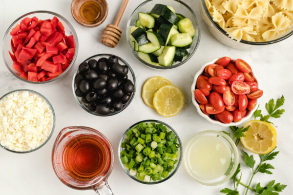 Bow Tie Pasta Salad with Summer Vegetables - Recipe Girl®