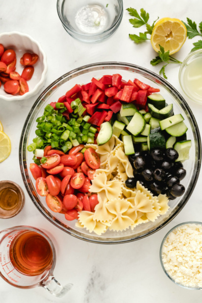 Bow Tie Pasta Salad with Summer Vegetables - Recipe Girl®