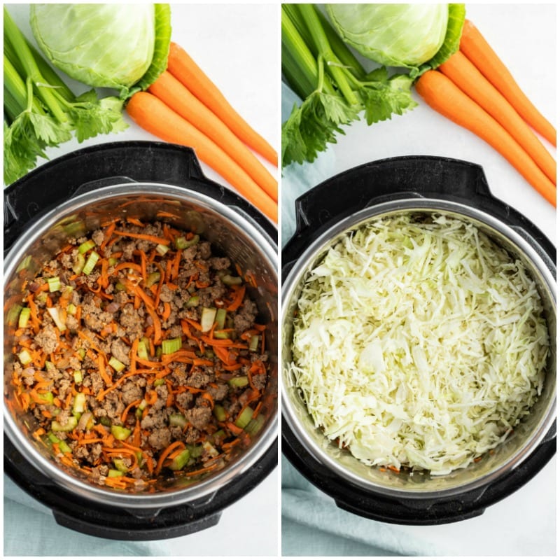 Pressure Cooker / Instant Pot Egg Roll Bowls - Pressure Cooking Today™