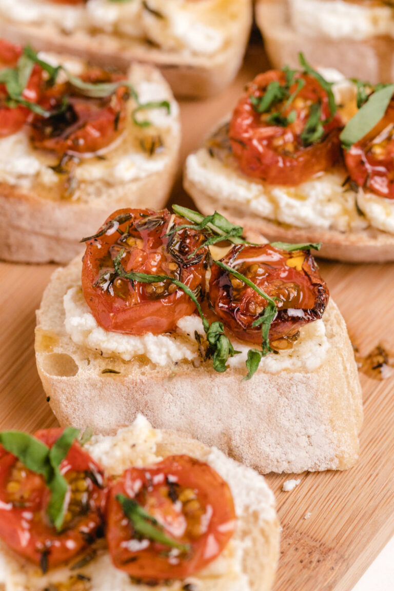 Honey Tomato Bruschetta with Ricotta - Recipe Girl®