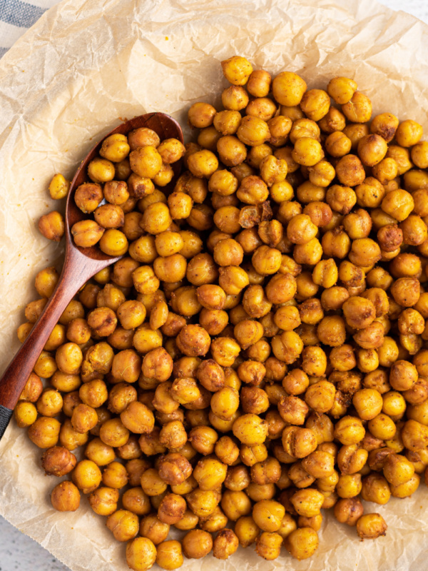 spicy air fryer chickpeas