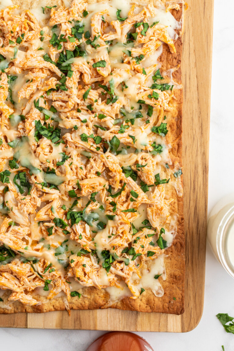 Buffalo Chicken Flatbread Recipe Girl