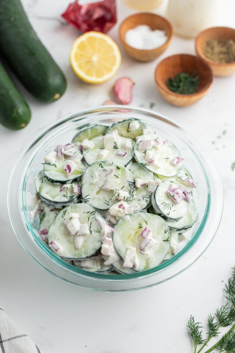 Creamy Cucumber Salad - Recipe Girl®